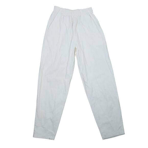 Vintage 80s Season Ticket cream corduroy high rise pants 10 - Picture 1 of 5